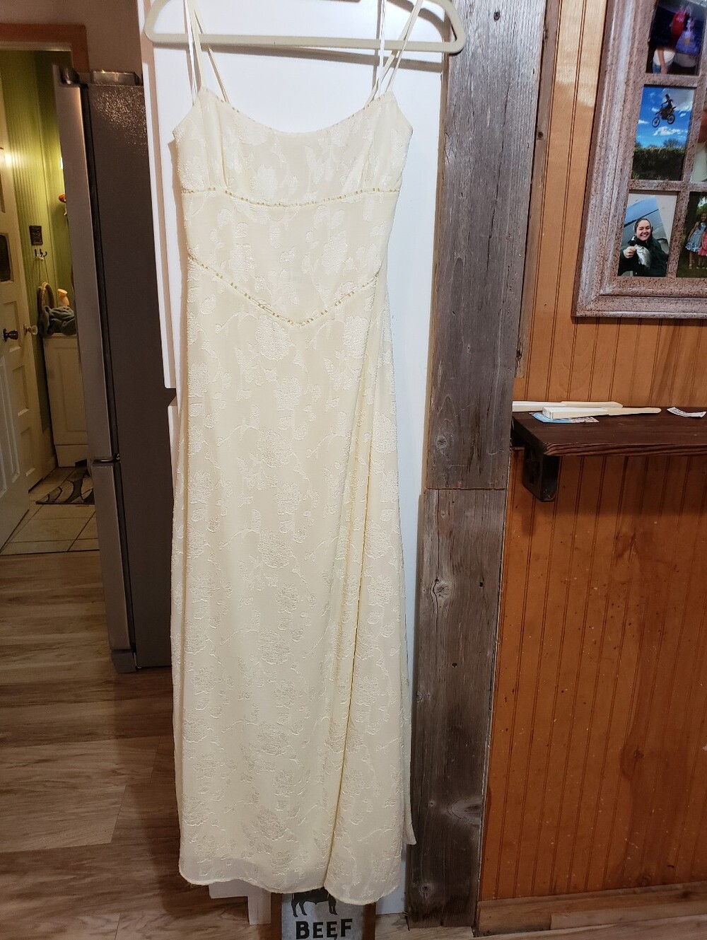 Princess Polly South Of France Pastel Yellow Maxi Dress Corset Lace Up Back 10
